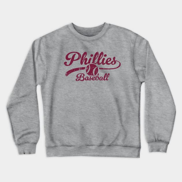 Retro Phillies Crewneck Sweatshirt by Throwzack